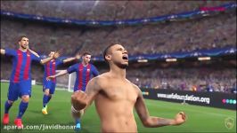 مقایسه چهره اسکن شده چهره ساخته شده در بازی PES 2017