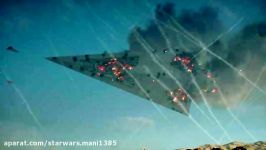 سقوط super star destroyer بر سطح جاکو