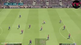 مسابقه بین اتلتیکو مادرید بارسلونا در PES 2017