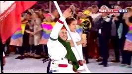رژه کاروان المپیکی ایران المپیک ریودوژانیرو برزیل