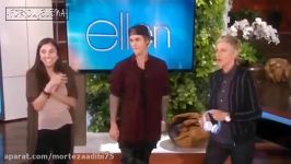 Justin Bieber And Ellen Play Humdinger مترجمة