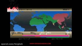 نقشه ادیان پراکندگی ادیان در جهان