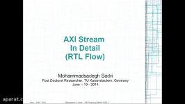 Lesson 7 – AXI Stream Interface In Detail RTL Flow 1