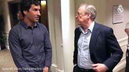 دیدار رائول پرز در هتل محل اقامت رئال مادرید