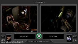 Resident Evil 3 Nemesis Dreamcast vs Gamecube Side by