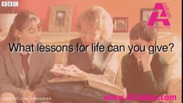 What lessons for life can you give