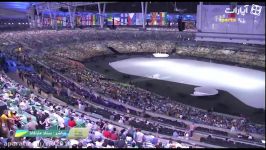 ورزشگاه ماراکانا دقایقی قبل شروع مراسم افتتاحیه
