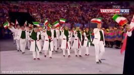 ورود کاروان ایران به مراسم افتتاحیه المپبک