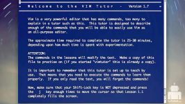 آشنایی نحوه استفاده دستورات vim vi در خط فرمان یا Command Line