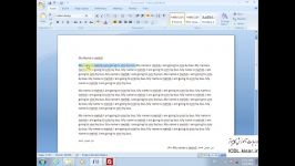 آموزش ورد 2 انتخاب در ورد select word