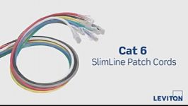 Leviton Cat 6 Slimline Patch Cords