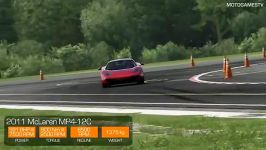 Forza Motorsport 4  Ferrari 458 Italia vs McLaren MP4 12c 1 Mile Drag Race