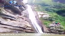 سقوط فردی بالای آبشار مرتفع شیرآباد گلستان
