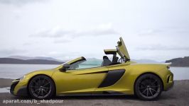 مک لارن 675LT Spider  طراحی رانندگی