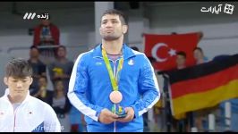 اهدای مدال برنز المپیک ریو 2016 به سعید عبدولی