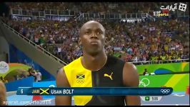 قهرمانی یوسین بولت در دوی 100 متر المپیک ریو 2016