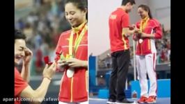 Chinese Diver Says Yes To Proposal After Winning Silver