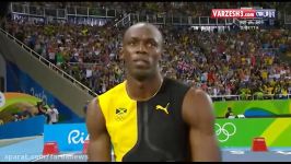 فیلم قهرمانی اوسین بولت در دوی ۱۰۰ متر المپیک