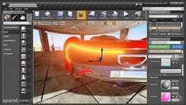 آموزش ایجاد متریال ماشین در آنریل انجین 4