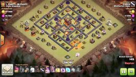 Clash of Clans  Town Hall 11 3 star Queen Walk Hogs