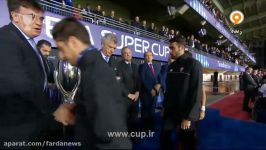 جشن قهرمانی رئال مادرید در سوپر کاپ اروپا