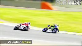 Valentino Rossi در مقابل Marc Marquez  بهترین سبقتها