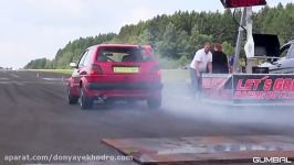 600HP VW Golf 2 VR6 TURBO vs Audi R8 V10 vs Mercedes ML