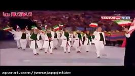 رژه ورزشکاران ایران در افتتاحیه المپیک ریو 2106 + فیلم