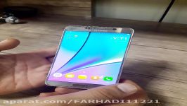 شکستن گوشی سامسونگ گلکسی نوت ۵  samsung galaxy note 5