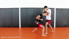 آموزش MMA Striking to Takedown into Heel Hook