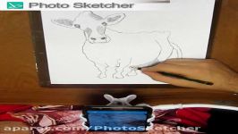 نقاشی زیبای گاو نگاهی کوتاه به اپلیکیشن Photo Sketcher