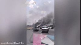 آتش گرفتن تانکر حمل سوخت در کرمانشاه