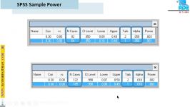 بخشی پکیج نمونه گیری SPSS Sample Power دکتر قاسمی