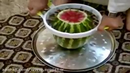 بریدن هندوانه به سبک جدید