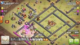 Town hall 10  3 star Queen walk+valkyrie attack