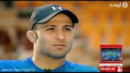 حسن رحیمی آماده برای نبرد در میدان کشتی المپیک ریو