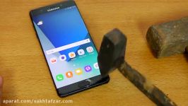 تست چکش چاقو تلفن همراه Samsung Galaxy Note 7