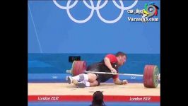 حادثه وزنه برداری در المپیک لندن