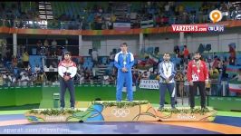مراسم اهدای مدال طلای حسن یزدانی در المپیک ریو 2016