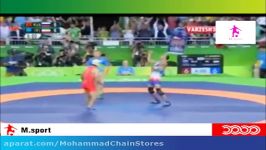 فینال کشتی آزاد حسن یزدانی قهرمانی او در المپیک ریو