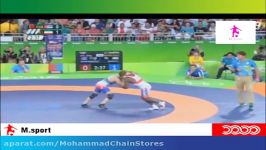 کسب مدال برنز حسن رحیمی در المپیک 2016 ریو