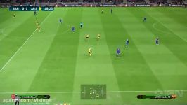 Gamescom 2016  مسابقه بارسلونا آرسنال در PES 2017