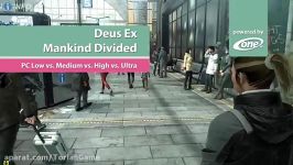 مقایسه گرافیک بازی Deus Ex Mankind Divided  تورلان گیم