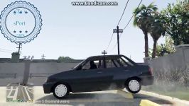 گیم پلی بسیار طنز GTAV . پراید فرانکی