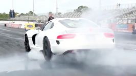 2013 SRT Viper Drag Racing 14 Mile Launch Control runs 11.1 127.3 MPH