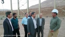 بازدید پروژه احداث کارخانه تولید آهن اسفنجی راور