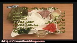 آموزش تهیه دلمه برگ انگور