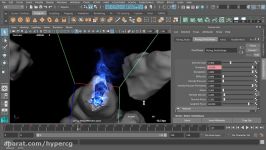 Simulating a Fluid Driven Particle System in Maya