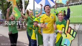 شادی مردم برزیل بعد قهرمانی تیم ملی والیبال برزیل