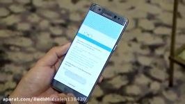 گوشی note7 قفل عنبییه چشم